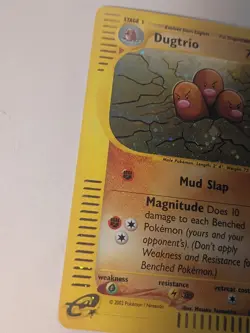 Dugtrio 10/165 Holo Expedition Base Set Pokemon Nintendo E- Reader - Image 5