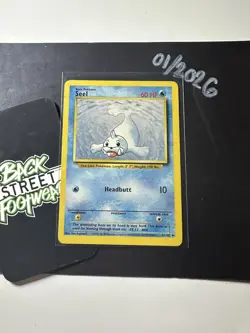 Seel 41/102, 1999 Base Set, Pokemon TCG, WotC, Vintage, Uncommon, LP/NM - Image 3