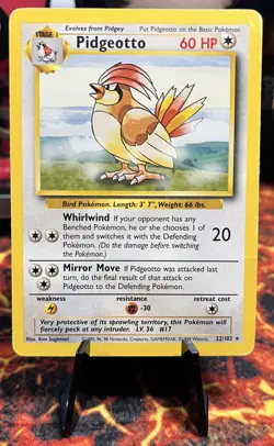 Pokemon - Pidgeotto - 22/102 - Base Set - REGULAR - Image 1