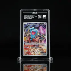 Pokemon Team Rocket's Wobbuffet 203 TAG 10 GEM MINT - Image 1