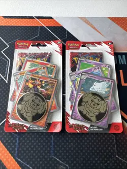 Destined Rivals Premium Checklane Blister Set Togekiss Skeledirge SEALED Pokemon - Image 1
