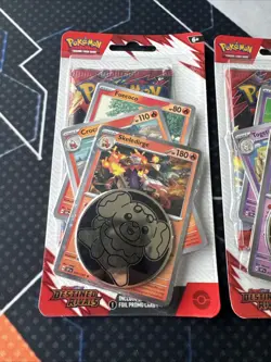 Destined Rivals Premium Checklane Blister Set Togekiss Skeledirge SEALED Pokemon - Image 2