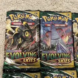 Pokemon Evolving Skies 8 Booster Packs **SEALED/From ETB** - Image 3