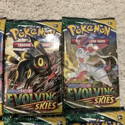Pokemon Evolving Skies 8 Booster Packs **SEALED/From ETB** - Image 4