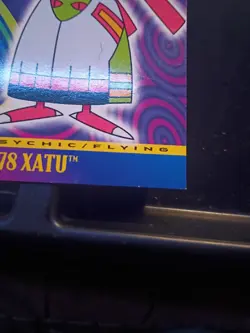 Xatu #178 2001 Topps Pokemon Johto Series 1 Blue Label Logo NM - Image 5