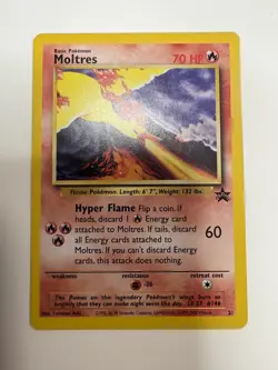 Pokemon Moltres #21 WOTC Black Star Promo (A) - Image 1