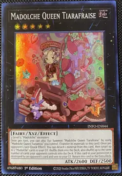 Madolche Queen Tiarafraise INFO-EN044 The Infinite Forbidden 1st Ed Yugioh Card - Image 1