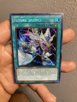 Yugioh Future Silence LEDE-EN054 Secret Rare 1st Ed MINT - Image 1