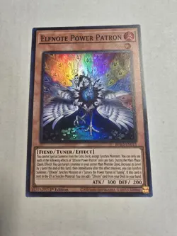 Near Mint, English Yu Gi Oh Elfnote Power Patron - BPRO-EN013 - Super Rare - 1st - Image 1