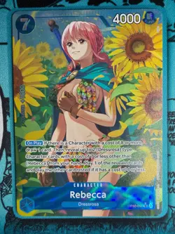 One Piece TCG-OP10-058 Rebecca Alt Art-Royal Blood-MINT - Image 1