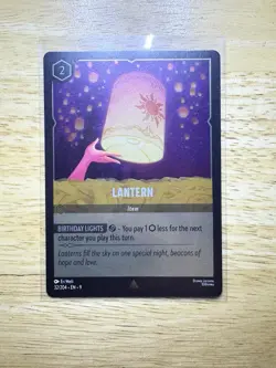Disney Lorcana Fabled - Lantern - Cold Foil - 32/204 - Rare - Image 1