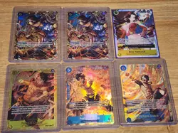 One Piece TCG English Lot Of 6 SR's And Alt Art Cards - Image 1