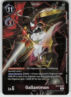 Gallantmon (Tamer Card Set) Super Rare Starter Deck 07: Gallantmon ST7-09 SR LP - Image 1