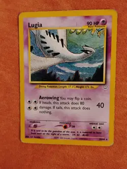 Pokemon Lugia Neo Revelation 20/64 Regular Rare Card 90 HP Aerowing - Image 1