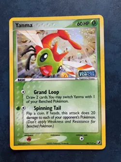 Pokemon Card - Yanma Reverse - 50/115 - EX Unseen Forces - 2005 - Image 1