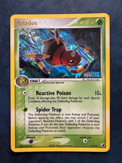 Pokemon Card - Ariados Reverse - 2/115 - EX Unseen Forces - 2005 - Image 1