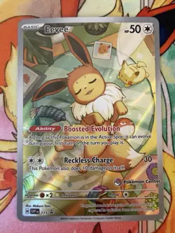 Eevee - 173 (Pokemon Center Exclusive) 173 Sv: Scarlet & Violet Promo Cards Holo - Image 1