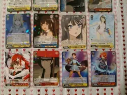 Weiss Schwarz Assorted Card Lot ×16 RR, R, CR, PR, C, U English And Japanese - Image 3