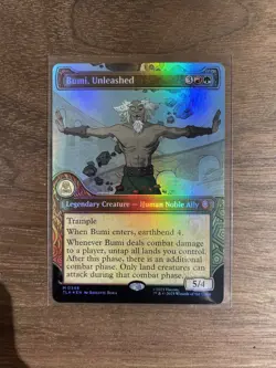 MTG - Avatar: The Last Airbender - Bumi, Unleashed Showcase NM/Pack Fresh - Image 1
