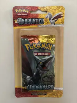 Pokemon HeartGold SoulSilver Undaunted Blister Pack Skarmory Booster Sealed New - Image 1