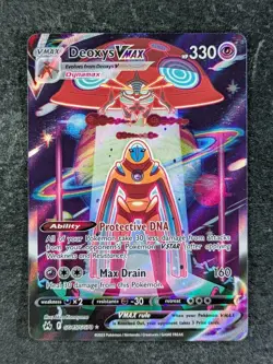 2023 Pokemon DEOXYS VMAX GG45/GG70 Crown Zenith Galarian Gallery Holo English - Image 1
