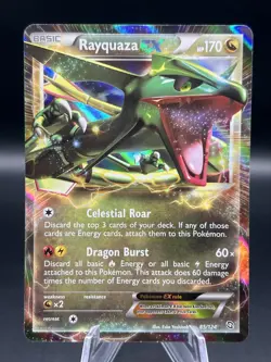 Pokemon Dragons Exalted #85/124 Holo Ultra Rare Rayquaza EX - Image 1