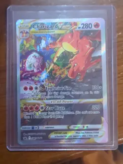 Pokemon TCG Charizard VSTAR SWSH262 Holo Black Star Promo Card NM/M - Image 1