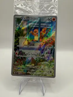 Pokemon Charmander 044 SV Obsidian Flames ETB Black Star Promo Holo SEALED NEW - Image 1