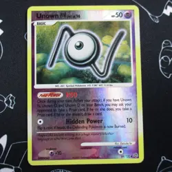Pokemon TCG Secret Wonders Reverse Holo Unown N 69/132 2007 - Image 1