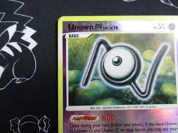 Pokemon TCG Secret Wonders Reverse Holo Unown N 69/132 2007 - Image 2