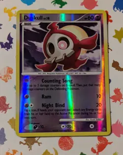 Pokemon TCG Duskull SH2 Shiny Reverse Holo Secret Rare Stormfront English 2008 - Image 1