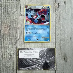 Gyarados (Red) Shiny Pokemon TCG HeartGold SoulSilver #123/123 Holo LP - Image 1