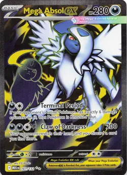 POKEMON Mega Absol ex - #161/132 Holo ME01: Mega Evolution NM - Image 1