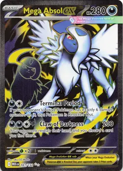 POKEMON Mega Absol ex - #161/132 Holo ME01: Mega Evolution NM - Image 3