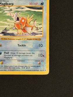Pokemon TCG Magikarp 1st Edition Shadowless Base Set 35/102 - Image 4