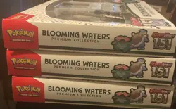 Pokemon TCG Scarlet & Violet 151 Blooming Waters Premium Collection Lot of 3 US - Image 3