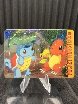 Pokemon Vintage Pocket Monsters Vending HOLO Prism Sticker Bandai 1999 Nintendo - Image 1