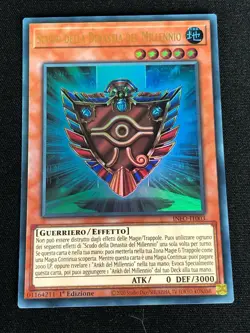 YUGIOH SHIELD OF THE MILENNIUM DYNASTY INFO-IT003 1ST ULTRA! ITALIAN! EN003 - Image 1