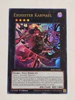 Exosister Karmael BPRO-EN044 Ultra Rare Yugioh 1st Edition Burst Protocol Mint - Image 1