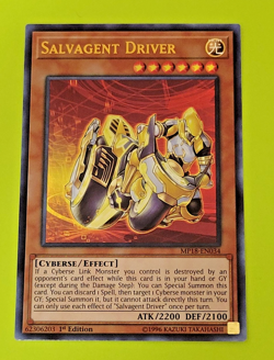 Yu-Gi-Oh Salvagent Driver 1st Edition Ultra Rare MP18-EN034 Nm - Image 1