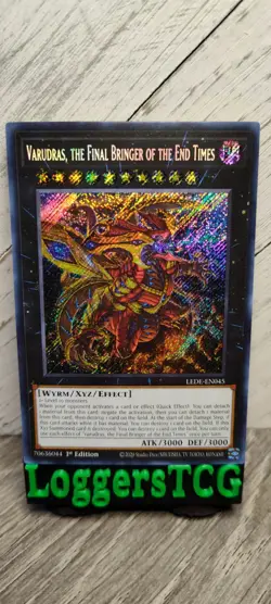 Yu-Gi-Oh! Varudras, the Final Bringer of the End Times / LEDE-EN045 1st Ed. NM - Image 1