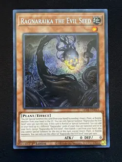 Yu-Gi-Oh! "Ragnaraika the Evil Seed" LEDE-EN013 | Secret Rare | NM - Image 1