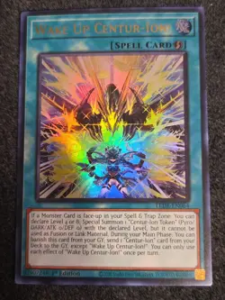 Yugioh! Wake Up Centur-Ion! LEDE-EN064 Ultra Rare 1st Edition LP - Image 1