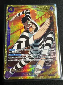 One Piece TCG The Best Vol. 2 PRB02 Mr.2.Bon.Kurei(Bentham) EB01-061 SEC Reprint - Image 1