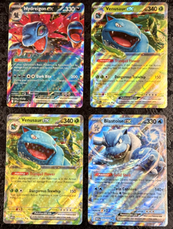 Pokemon TCG Hydreigon Ex Venusaur Ex Blastoise Ex Venusaur Ex Cards (Set of 4) - Image 1