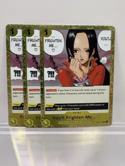 One Piece TCG You'll Frighten Me... Event card OP14-118 R NM X3 - Image 1