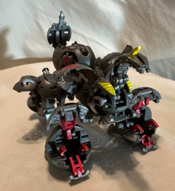Bakugan Battle Brawlers Pyrus Maxus Helios 7 In 1 Completed With Cards RARE SET - Image 4