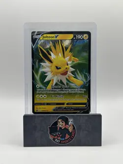 Jolteon V - SWSH151 - Pokemon Sword & Shield Promo Ultra Rare Holo Card - Image 1