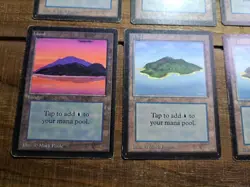 🔥MTG Magic the Gathering Lot Of 8 Beta Island Basic Land Cards🔥 - Image 3