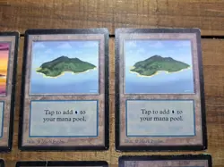 🔥MTG Magic the Gathering Lot Of 8 Beta Island Basic Land Cards🔥 - Image 5